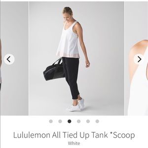 Lululemon All Tied Up Tank *Scoop
